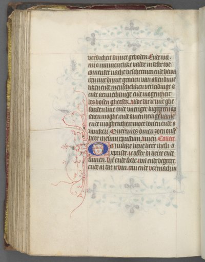 Utrecht Kullanım Saatleri Kitabı: fol. 157v, Metin, c. 1460-1465. by Master of Gijsbrecht van Brederode