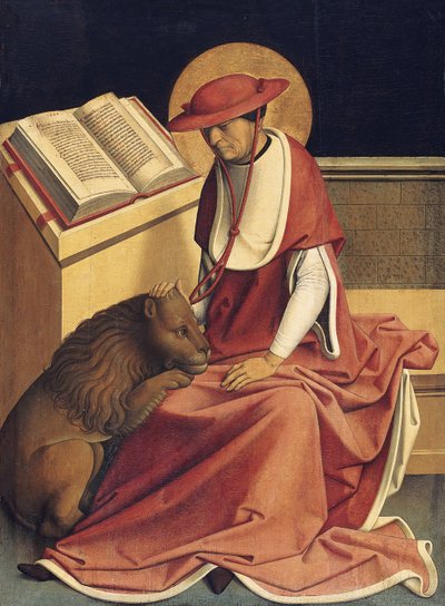 Kardinal olarak Aziz Jerome by Master of Grossgmain