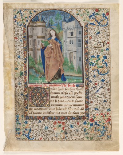 Bir Saatler Kitabından Yaprak: St. Barbara (2