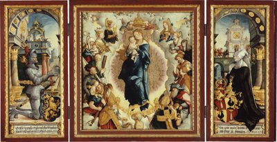 Wildenstein Altarpiece açık by Master of Messkirch