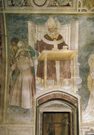 Aziz Ambrose (Fresco by Master of Mocchirolo
