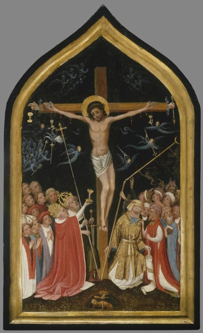 Yaşayan Haç Üzerindeki İsa, 1420-30 by Master of Saint Veronica