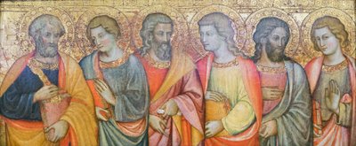 Havariler, Peter, John, Andrew, Philip ?, Simon ?, Thomas ?, Maestro di san Davino (panel üzerine yağ), 15. yüzyılın dönüşü (panel üzerine yağ) by Master of San Davino