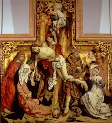 Haçtan İniş (panelde yağ) by Master of St. Bartholemew