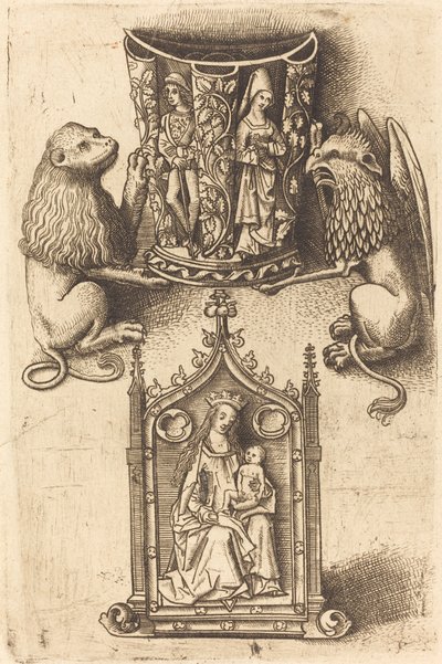 Beher ve Pax için Tasarım by Master of St. Sebastian