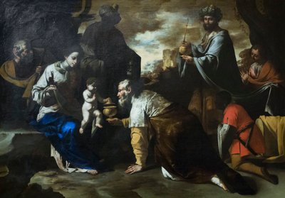 Magi hayranlığı by Master of the Annunciation to the Shepherds