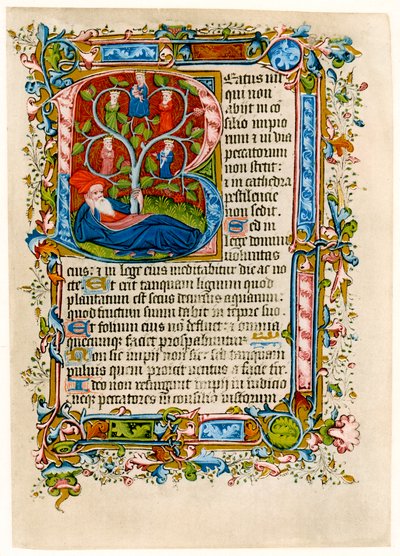 Jesse Ağacı, 15. yüzyılın başlarında. by Master of the Beaufort Saints