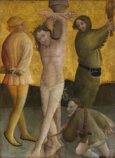 Kamçılanma, ca. 1400. by Master of the Berswordt Altar