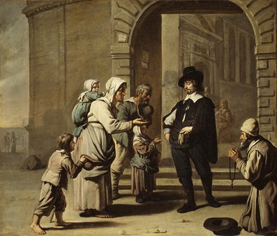 Kapıdaki Dilenciler by Master of the Béguins