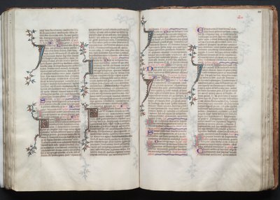Gotha Missal: Fol. 101r, Metin, c. 1375. by Master of the Boqueteaux