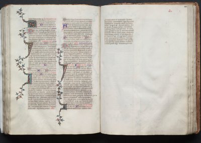 Gotha Missal: Fol. 102r, Metin, c. 1375. by Master of the Boqueteaux