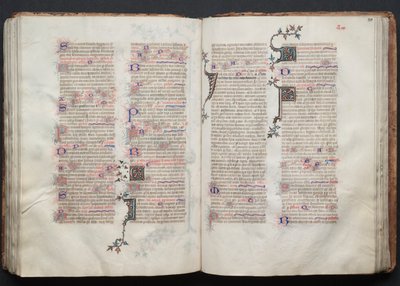 Gotha Missal: Fol. 111r, Metin, c. 1375. by Master of the Boqueteaux