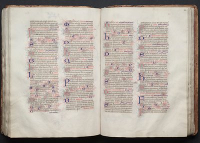 Gotha Missal: Fol. 112r, Metin, c. 1375. by Master of the Boqueteaux