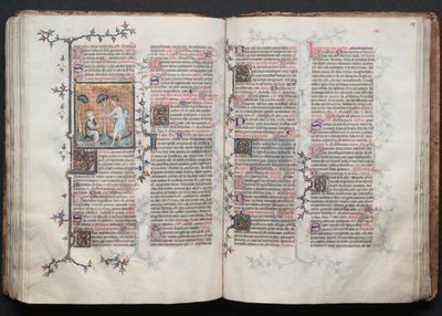 Gotha Missal: Fol. 117r, Metin, c. 1375. by Master of the Boqueteaux