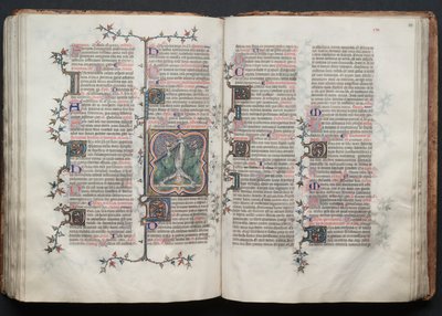 Gotha Missal: Fol. 117v, St. Peter Çapraz Bağlanmış, c. 1375. by Master of the Boqueteaux