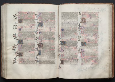 Gotha Missal: Fol. 121v, Metin, c. 1375. by Master of the Boqueteaux