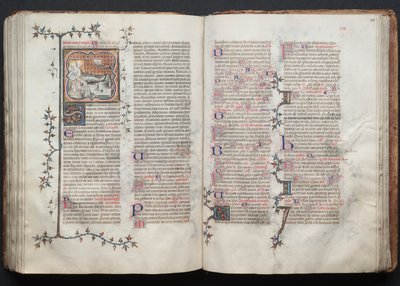 Gotha Missal: Fol. 123r, Metin, c. 1375. by Master of the Boqueteaux