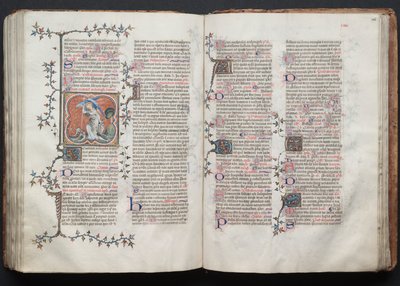Gotha Missal: Fol. 125r, Metin, c. 1375. by Master of the Boqueteaux