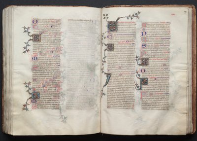 Gotha Missal: Fol. 128v, Metin, c. 1375. by Master of the Boqueteaux