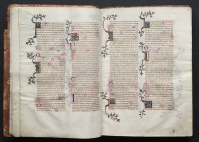 Gotha Missal: Fol. 12v, Metin, c. 1375. by Master of the Boqueteaux