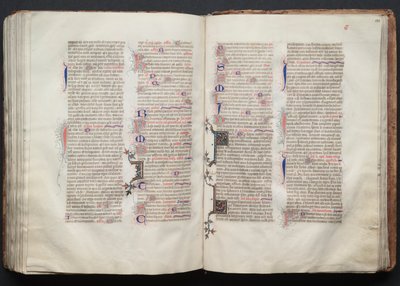 Gotha Missal: Fol. 132r, Metin, c. 1375. by Master of the Boqueteaux