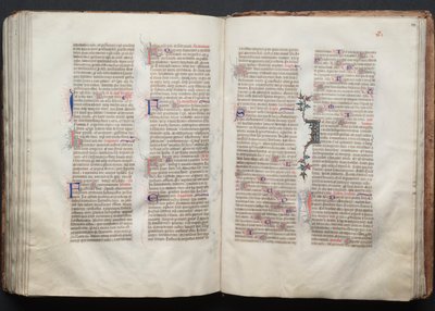 Gotha Missal: Fol. 133r, Metin, c. 1375. by Master of the Boqueteaux
