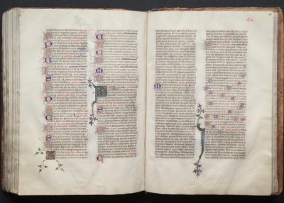 Gotha Missal: Fol. 136r, Metin, c. 1375. by Master of the Boqueteaux