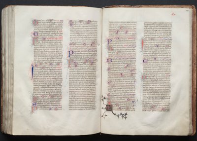 Gotha Missal: Fol. 143r, Metin, c. 1375. by Master of the Boqueteaux