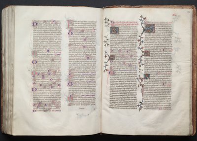 Gotha Missal: Fol. 144r, Metin, c. 1375. by Master of the Boqueteaux