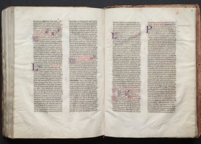 Gotha Missal: Fol. 151r, Metin, c. 1375. by Master of the Boqueteaux