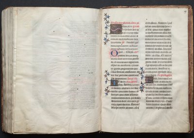 Gotha Missal: Fol. 159r, Metin, c. 1375. by Master of the Boqueteaux