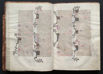 Gotha Missal: Fol. 15r, Metin, c. 1375. by Master of the Boqueteaux