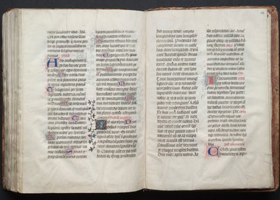 Gotha Missal: Fol. 162r, Metin, c. 1375. by Master of the Boqueteaux