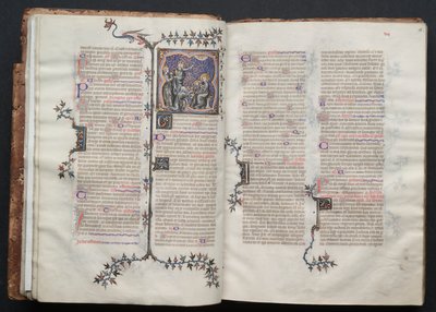 Gotha Missal: Fol. 18r, Metin, c. 1375. by Master of the Boqueteaux