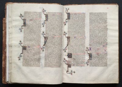 Gotha Missal: Fol. 22v, Metin, c. 1375. by Master of the Boqueteaux