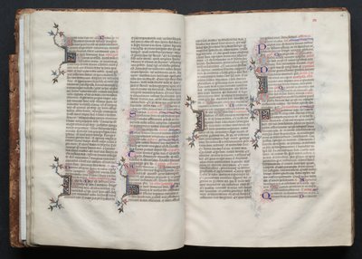 Gotha Missal: Fol. 26r, Metin, c. 1375. by Master of the Boqueteaux