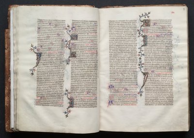 Gotha Missal: Fol. 27r, Metin, c. 1375. by Master of the Boqueteaux