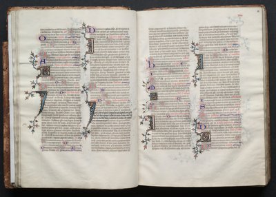 Gotha Missal: Fol. 28r, Metin, c. 1375. by Master of the Boqueteaux
