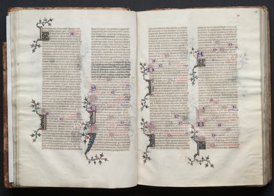 Gotha Missal: Fol. 29r, Metin, c. 1375. by Master of the Boqueteaux