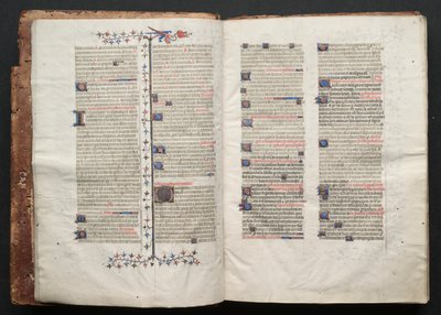 Gotha Missal: Fol. 2v, Metin, c. 1375. by Master of the Boqueteaux