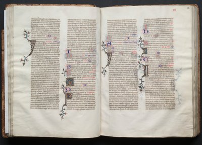 Gotha Missal: Fol. 33r, Metin, c. 1375. by Master of the Boqueteaux