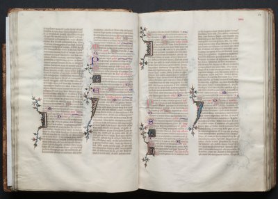 Gotha Missal: Fol. 33v, Metin, c. 1375. by Master of the Boqueteaux