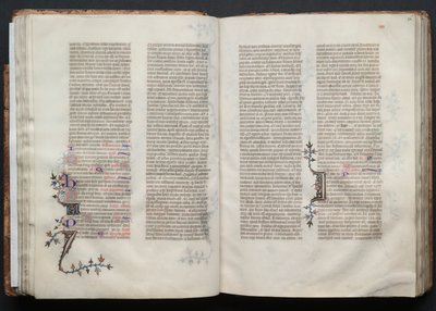 Gotha Missal: Fol. 36r, Metin, c. 1375. by Master of the Boqueteaux