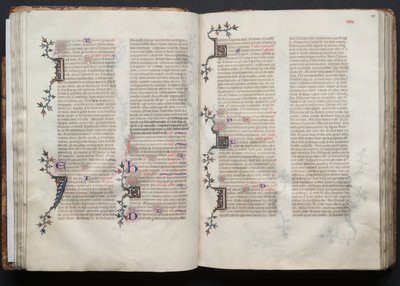 Gotha Missal: Fol. 37v, Metin, c. 1375. by Master of the Boqueteaux