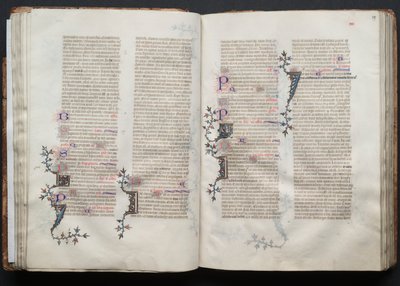 Gotha Missal: Fol. 38v, Metin, c. 1375. by Master of the Boqueteaux