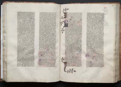 Gotha Missal: Fol. 47v, Metin, c. 1375. by Master of the Boqueteaux