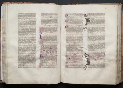 Gotha Missal: Fol. 49v, Metin, c. 1375. by Master of the Boqueteaux