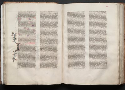 Gotha Missal: Fol. 52r, Metin, c. 1375. by Master of the Boqueteaux