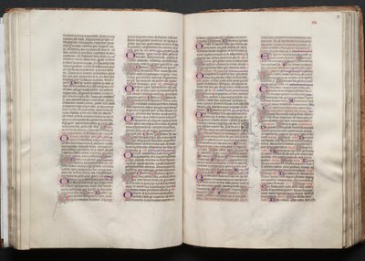 Gotha Missal: Fol. 52v, Metin, c. 1375. by Master of the Boqueteaux