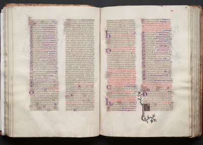 Gotha Missal: Fol. 55v, Metin, c. 1375. by Master of the Boqueteaux